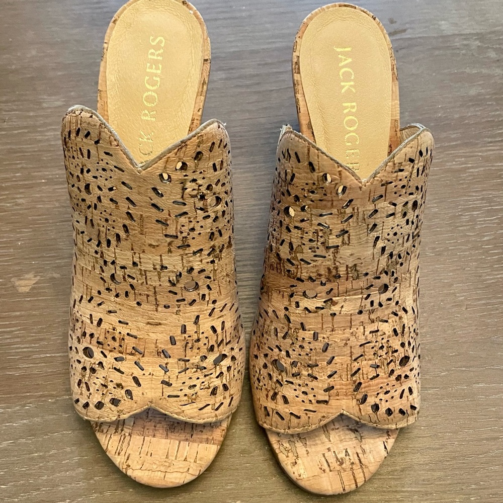 Jack Rogers Cork Wedges - Size 8 NWOB